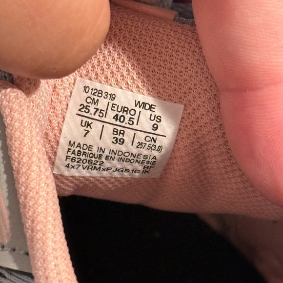 Asics Gray and Pink Athletic Shoes for Running - Picture 6 of 6